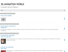 Tablet Screenshot of 3d-animation-world.blogspot.com