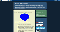 Desktop Screenshot of englishforbusiness.blogspot.com