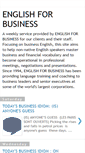 Mobile Screenshot of englishforbusiness.blogspot.com