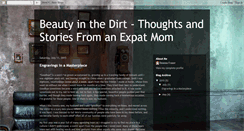 Desktop Screenshot of beautyinthedirt.blogspot.com