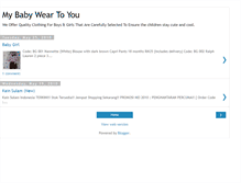 Tablet Screenshot of mybabywear2u.blogspot.com