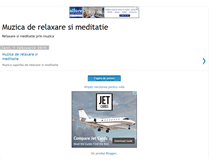 Tablet Screenshot of muzicaderelaxaremeditatie.blogspot.com
