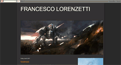 Desktop Screenshot of francescolorenzetti.blogspot.com