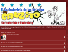 Tablet Screenshot of cruzitoelcaricaturista.blogspot.com