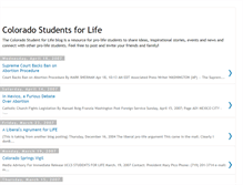 Tablet Screenshot of coloradostudents4life.blogspot.com