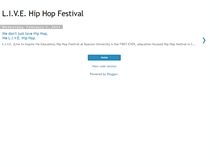 Tablet Screenshot of livehiphopfestival.blogspot.com