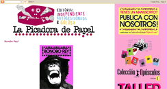 Desktop Screenshot of lapicadoradepapel.blogspot.com