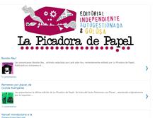 Tablet Screenshot of lapicadoradepapel.blogspot.com