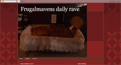 Desktop Screenshot of frugalmavensdailyrave.blogspot.com