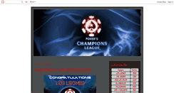 Desktop Screenshot of pokerschampions.blogspot.com