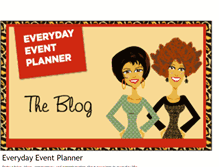 Tablet Screenshot of everydayeventplanner.blogspot.com