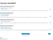 Tablet Screenshot of dorothyhee93013.blogspot.com