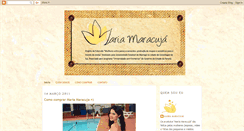 Desktop Screenshot of mariamaracuja.blogspot.com