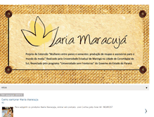 Tablet Screenshot of mariamaracuja.blogspot.com