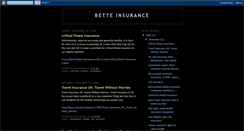 Desktop Screenshot of betteinsurance.blogspot.com