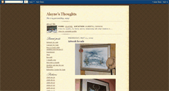 Desktop Screenshot of alaynesthoughts.blogspot.com