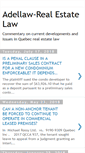 Mobile Screenshot of adellaw-realestatelaw.blogspot.com