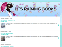 Tablet Screenshot of its-raining-books.blogspot.com