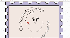 Desktop Screenshot of clausantanaartes.blogspot.com