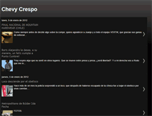 Tablet Screenshot of chevycrespo.blogspot.com