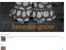 Tablet Screenshot of browniegoosefabrics.blogspot.com