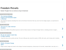 Tablet Screenshot of freedomprevails.blogspot.com