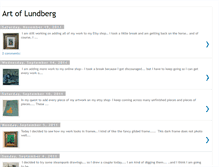 Tablet Screenshot of lundbergart.blogspot.com