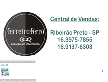 Tablet Screenshot of ferreiraferroinfo.blogspot.com