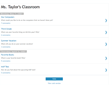Tablet Screenshot of mstaylorsclassroom.blogspot.com