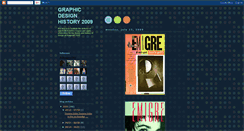 Desktop Screenshot of graphicdesignhistory2009.blogspot.com