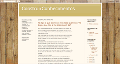 Desktop Screenshot of comunhaoconhecimentos.blogspot.com