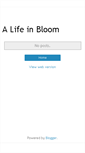 Mobile Screenshot of alifeinbloom.blogspot.com