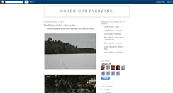 Desktop Screenshot of goodnighteveryone.blogspot.com