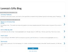 Tablet Screenshot of lorenzosgiftsblog.blogspot.com