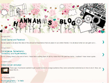 Tablet Screenshot of hannahlovett.blogspot.com