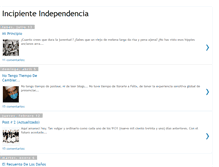 Tablet Screenshot of incipienteindependencia.blogspot.com