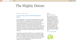 Desktop Screenshot of mightydetour.blogspot.com