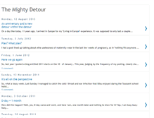 Tablet Screenshot of mightydetour.blogspot.com