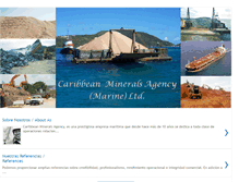 Tablet Screenshot of caribbeanmineralsagency.blogspot.com