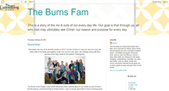 Desktop Screenshot of myburnsfamily.blogspot.com