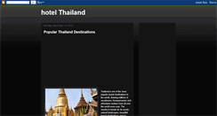 Desktop Screenshot of news-hotels-thailand.blogspot.com
