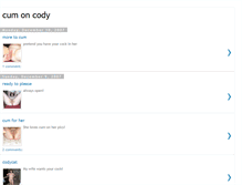 Tablet Screenshot of codycatforcum.blogspot.com