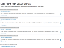 Tablet Screenshot of latenightwithconan.blogspot.com