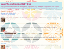 Tablet Screenshot of cantinhodamamaebabybee.blogspot.com