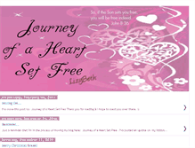 Tablet Screenshot of journeyofaheartsetfree.blogspot.com