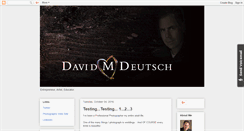 Desktop Screenshot of davidmdeutsch.blogspot.com