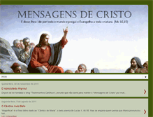 Tablet Screenshot of blogmensagensdecristo.blogspot.com