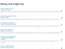 Tablet Screenshot of beauty-and-weightloss.blogspot.com