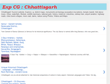 Tablet Screenshot of explore-chhattisgarh.blogspot.com