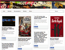 Tablet Screenshot of hojeandolibros.blogspot.com
